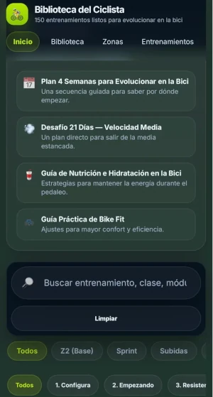 Zonas y cadencia